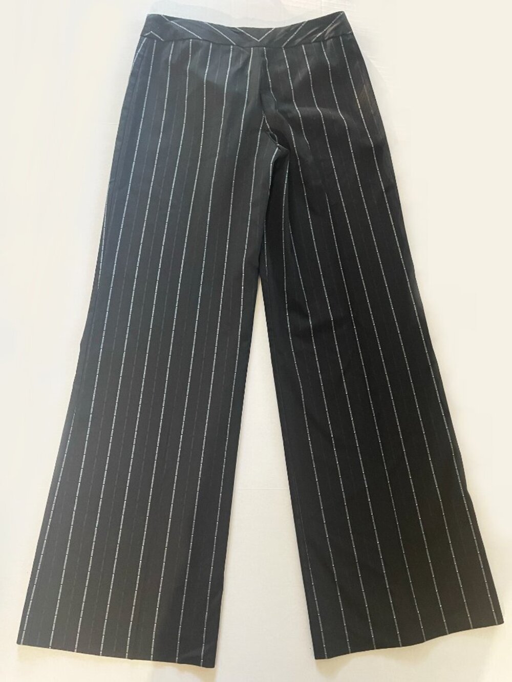 VTG Bebe Black Pinstripe 2-Piece Pant Suit Set - Jacket 4 / Pants 2 - Y2K Office - Picture 13 of 15